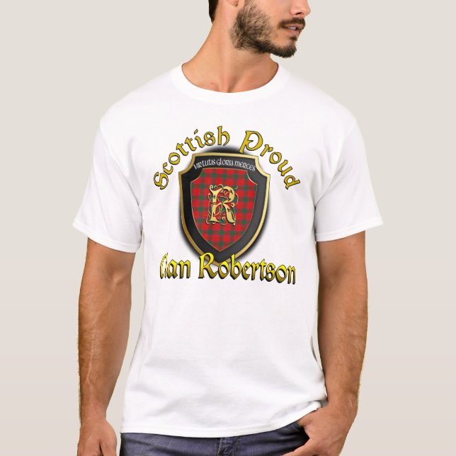 Clan Robertson Camisetas elocuentes de Escocia (Anverso)