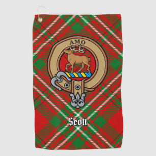 Clan Scott Escudo sobre la toalla de golf Red Tart