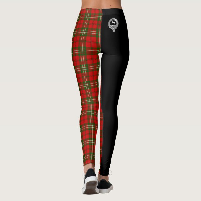 Clan Scott Escudo y Tartan Leggings (Reverso)