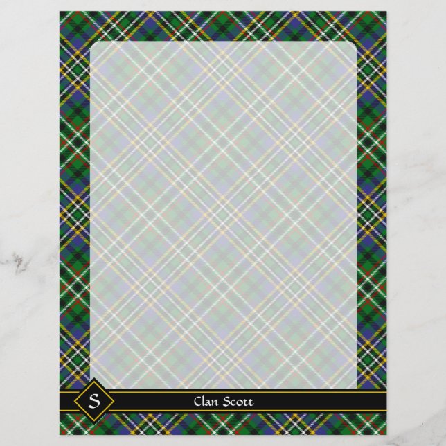 Clan Scott Green Tartan Flyer (Frente)