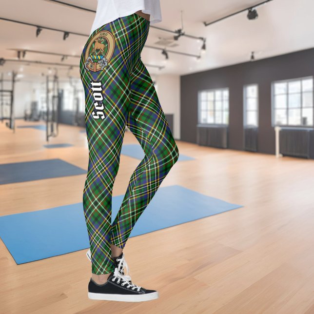 Clan Scott Green Tartan Leggings (Subido por el creador)