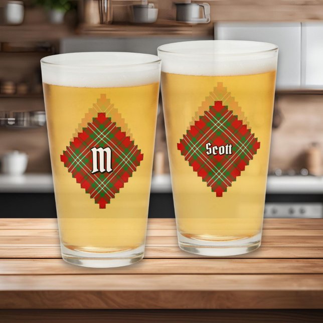 Clan Scott Red Tartan Glass (Subido por el creador)