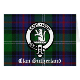 Clan Sutherland Escudo y Tartán