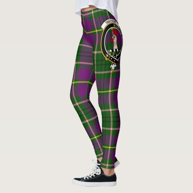 Clan Taylor Escudo Tartan Women Leggings (Izquierda)
