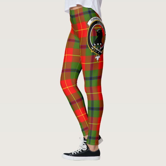 Clan Turnbull Escudo Tartán Mujeres Leggings (Izquierda)