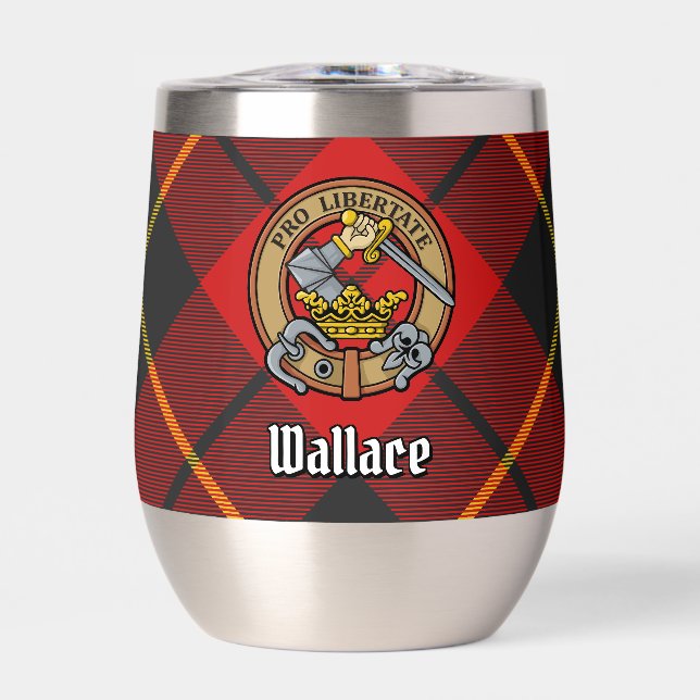 Clan Wallace Escudo por Tartán (Frente)