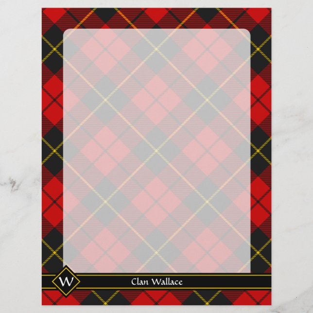 Clan Wallace Tartan Flyer (Frente)