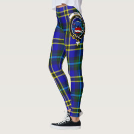 Clan Weir Escudo Tartán Mujeres Leggings