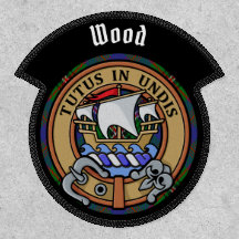 Clan Wood Escudo sobre Tartán