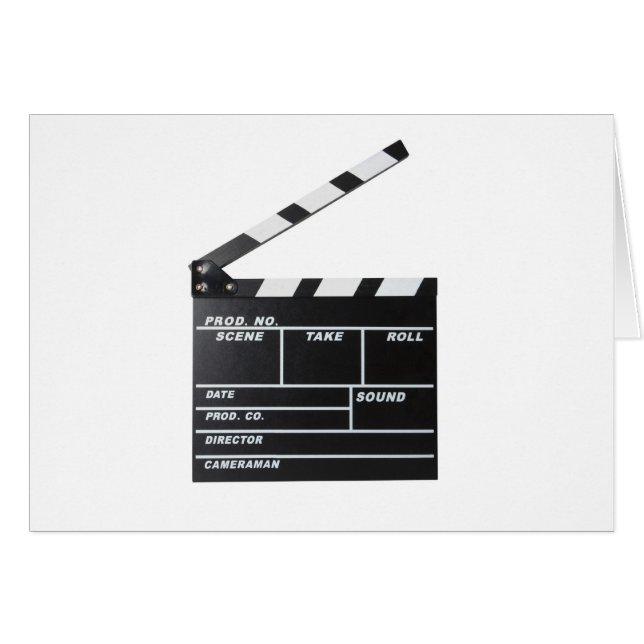 clapperboard de la película de cine (Anverso (Horizontal))