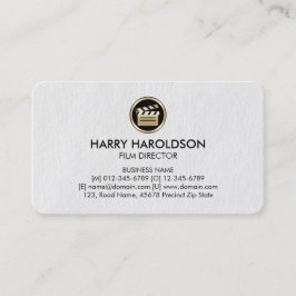 Clapperboard Film Director Premium Tarjeta de pres