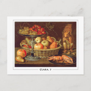 Clara Peeters #11 - Tarjeta postal de arte fino