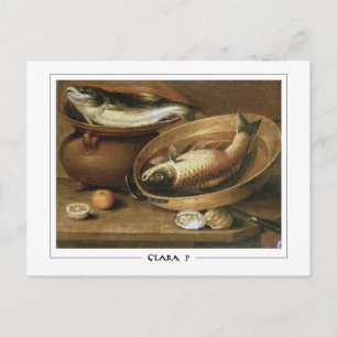 Clara Peeters #12 - Tarjeta postal de arte fino