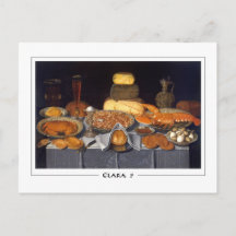 Clara Peeters #44 - Tarjeta postal de arte fino