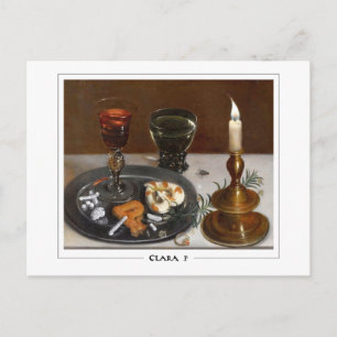 Clara Peeters #9 - Tarjeta postal de arte fino