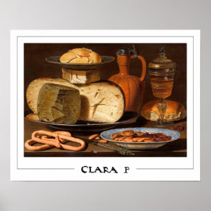 Clara Peeters cartel de arte de Zedign #1