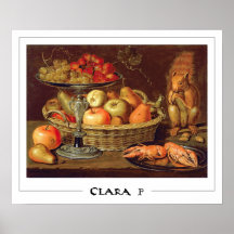 Clara Peeters Poster de arte Zedign #11