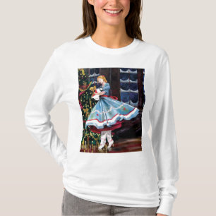 Clara y su camiseta Largo-Envuelta cascanueces