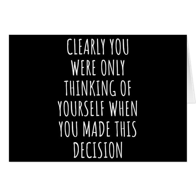 Claramente Solo Estabas Pensando En Ti Cuando (Anverso (Horizontal))