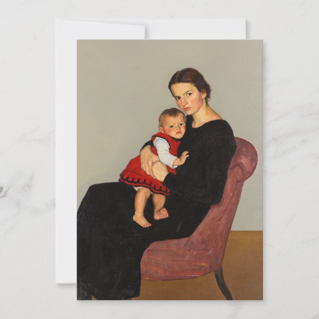 Cläre Maillard con hija | Willi Maillard (Anverso)