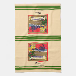 Claremont Good Cheer Tea Towel Kitchen Toalla