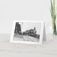 Claremont histórico - Tarjeta de felicitación pleg