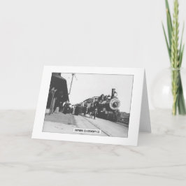 Claremont histórico - Tarjeta de felicitación pleg