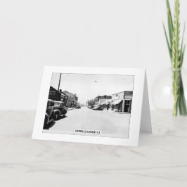 Claremont histórico - Tarjeta de felicitación pleg