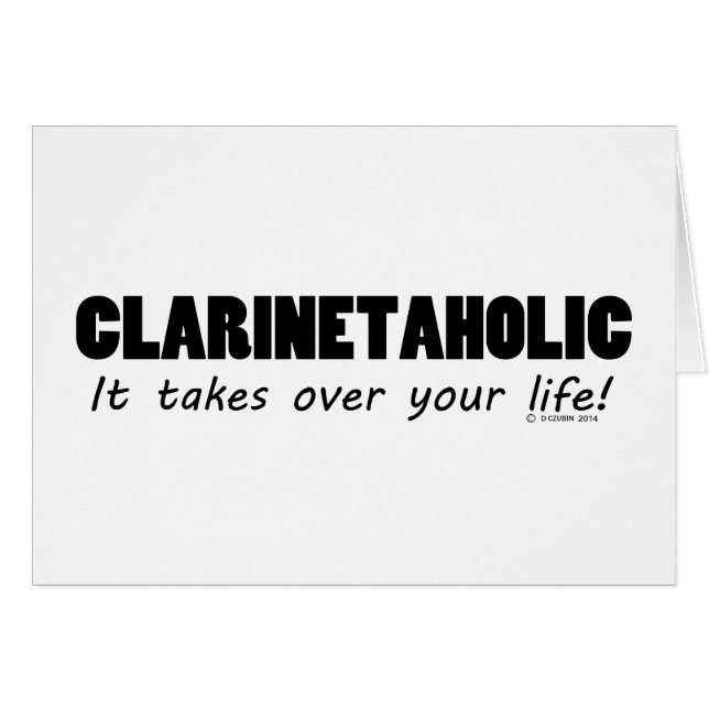 Clarinetaholic Life (Anverso (Horizontal))