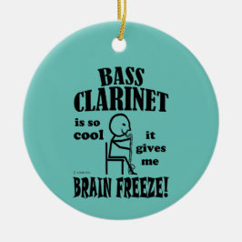 Clarinete de Bass, Ornamento cerámico helado de ce