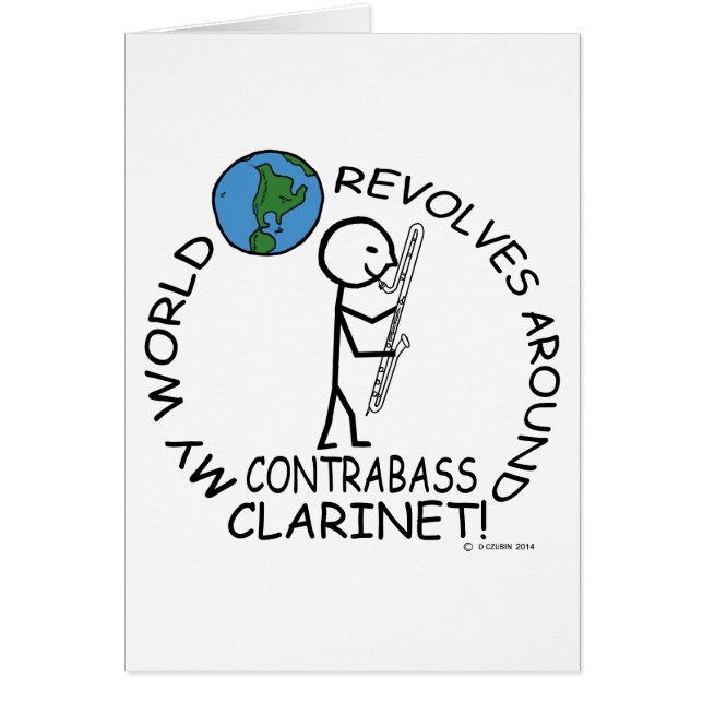 Clarinete de contrabass - El mundo gira (Frente)