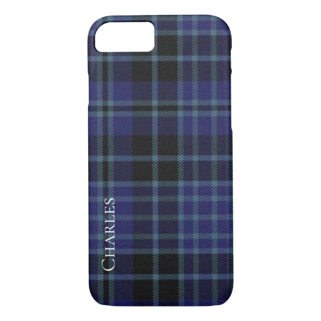 Clark Tradicional Tartan Plaid iPhone 78 Funda (Reverso)