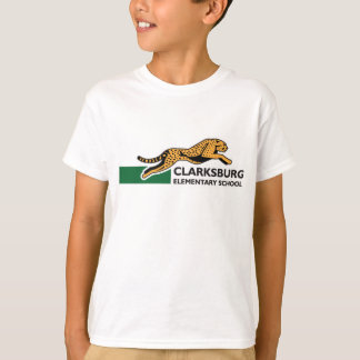Clarksburg embroma la camiseta del tamaño