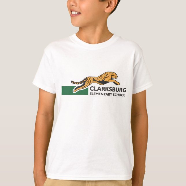 Clarksburg embroma la camiseta del tamaño (Anverso)