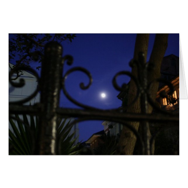 Claro de luna en la tarjeta fácil grande (Anverso (Horizontal))