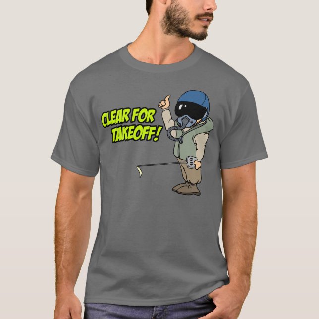 Claro para la camiseta experimental del despegue (Anverso)