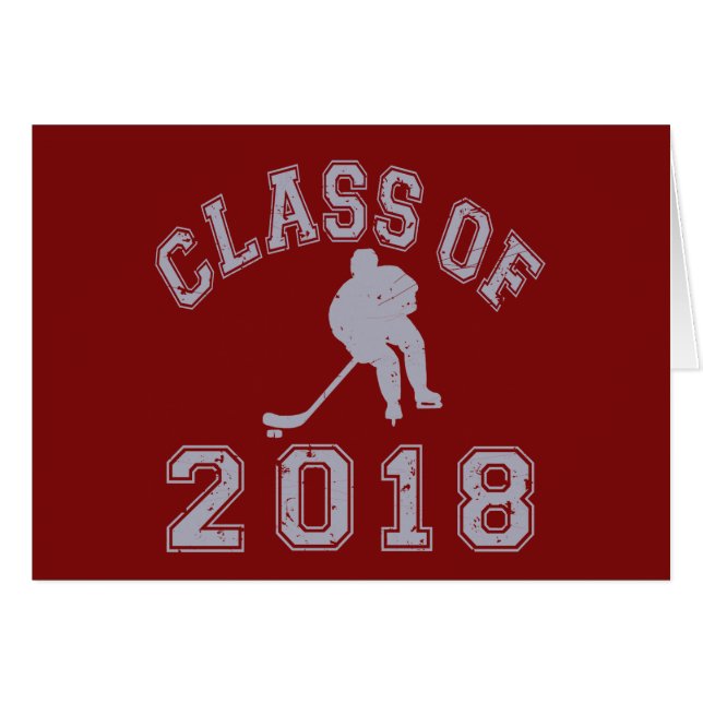 Clase 2018 del hockey - gris 2 (Anverso (Horizontal))