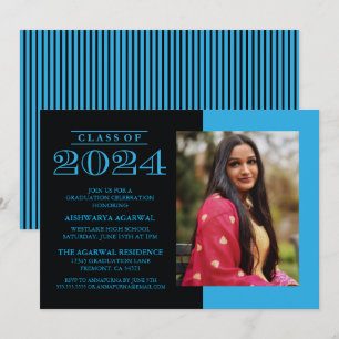 CLASE CLASICA NEGRITA DE LA INVITACIÓN DE GRADUACI