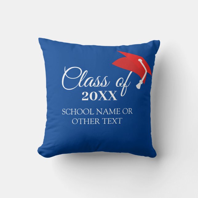 Clase con Personalizado y Cojín decorativo escolar (Anverso)