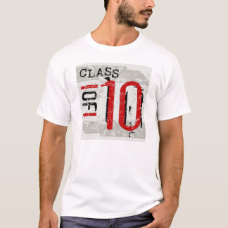 Clase de 10 camisetas ligeras del Grunge