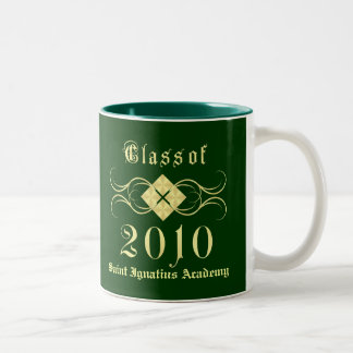Clase de 2010 - tazas elegantes del regalo de la