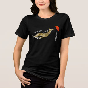 Clase de 2011 Whimsical Giraffe Camisetas de parag