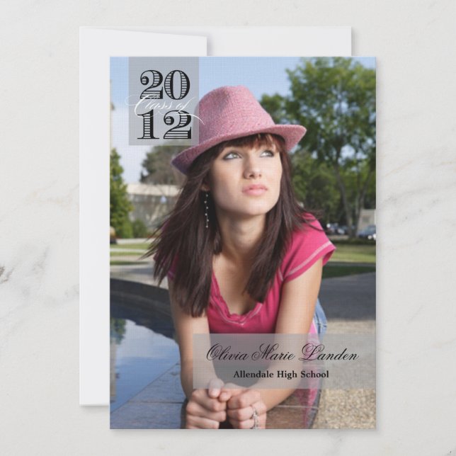 Clase de 2012| Invitación de graduación (Anverso)
