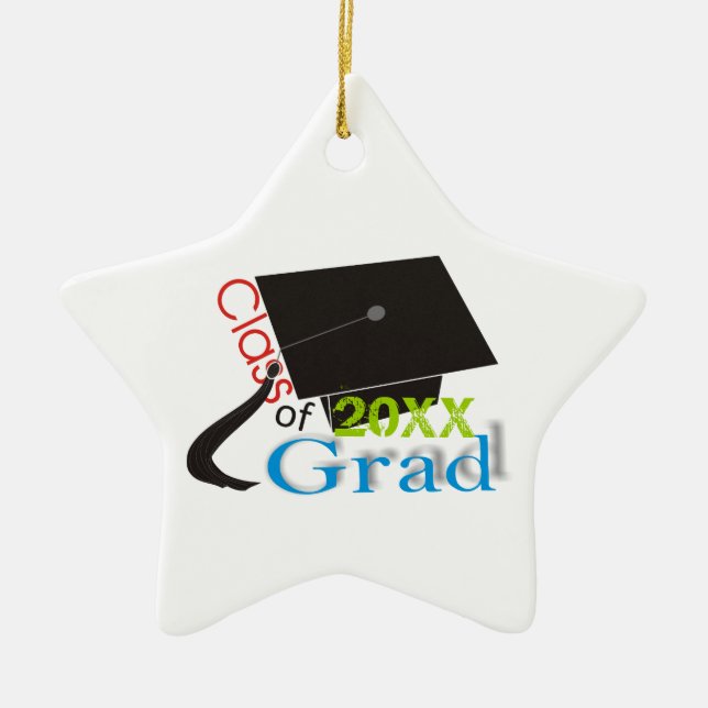 Clase de 2012 Ornamentos de personalizado de tapón (Frente)