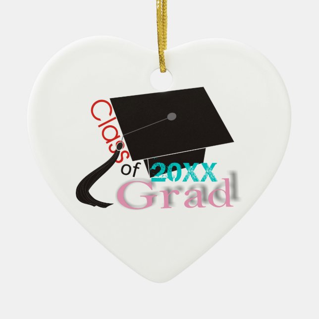 Clase de 2012 Ornamentos de personalizado de tapón (Frente)