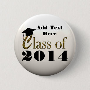 Clase de 2014, o cualquier botón de la graduación