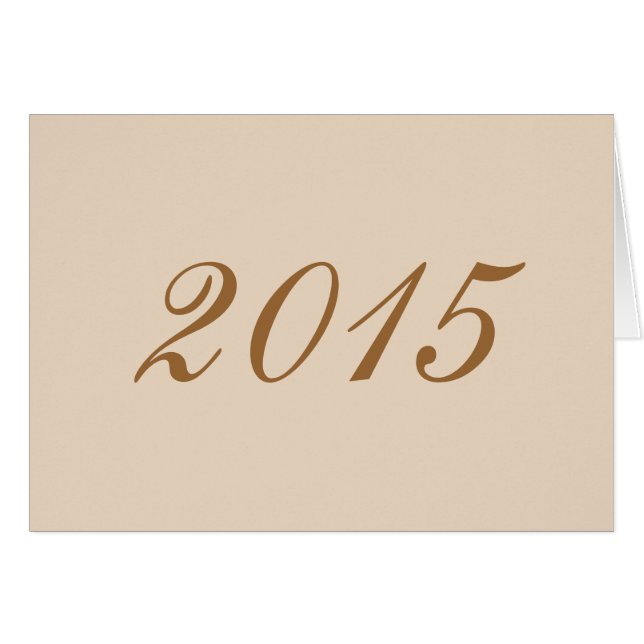 Clase de 2015 (Anverso (Horizontal))