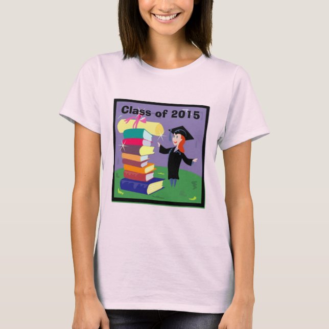 Clase de 2015 Graduado Chica Tank Top (Anverso)