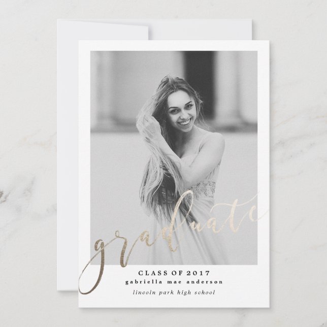 CLASE DE 2017 Invitación a la graduación (Anverso)