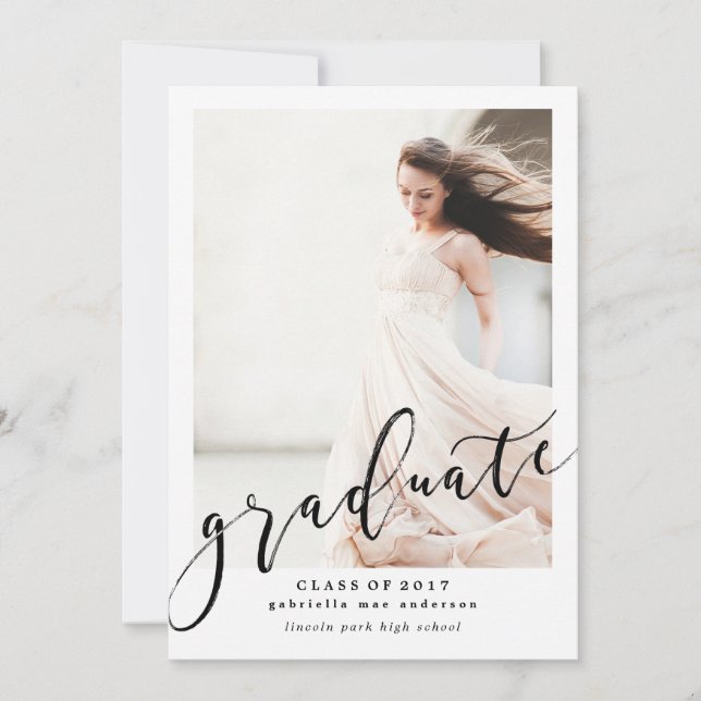 CLASE DE 2017 Invitación a la graduación (Anverso)